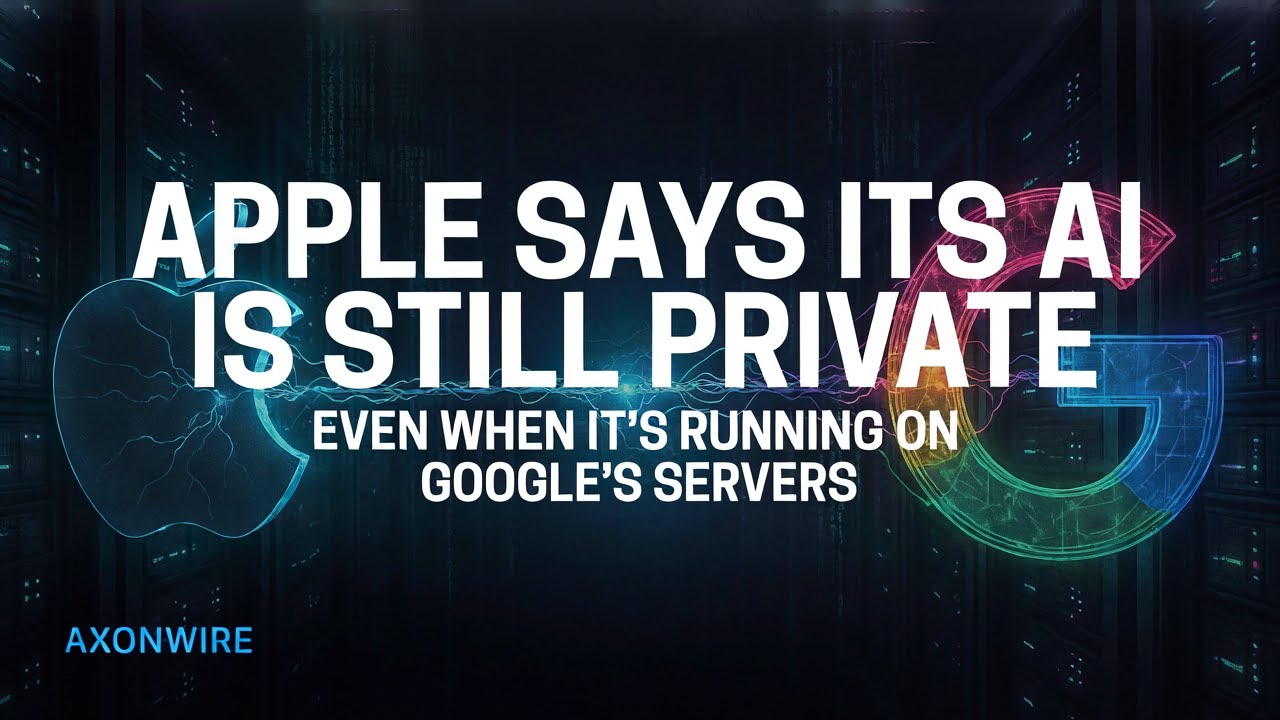 Your iPhone's AI Runs on Google. Apple Says Trust Us.