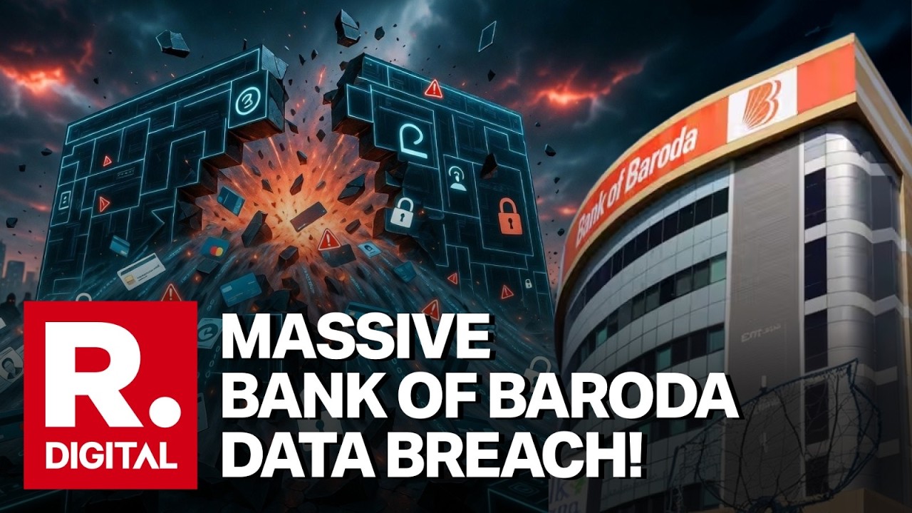 Bank Of Baroda Faces Massive Cyber Attack | 1 Terabyte Banking Data Leaked On Dark Web