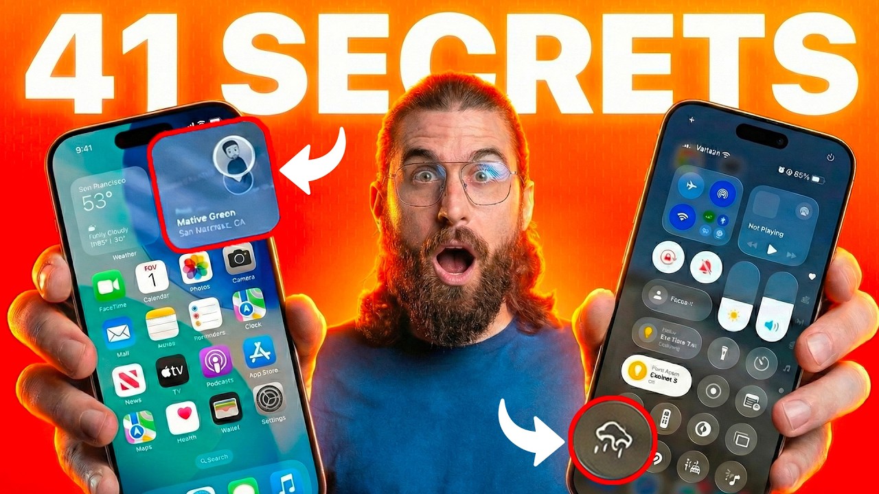 LES 41 FONCTIONS CACHÉES iOS 26 ET NOUVEAUTÉS QUE TU DOIS CONNAÎTRE SUR TON iPHONE 🤫