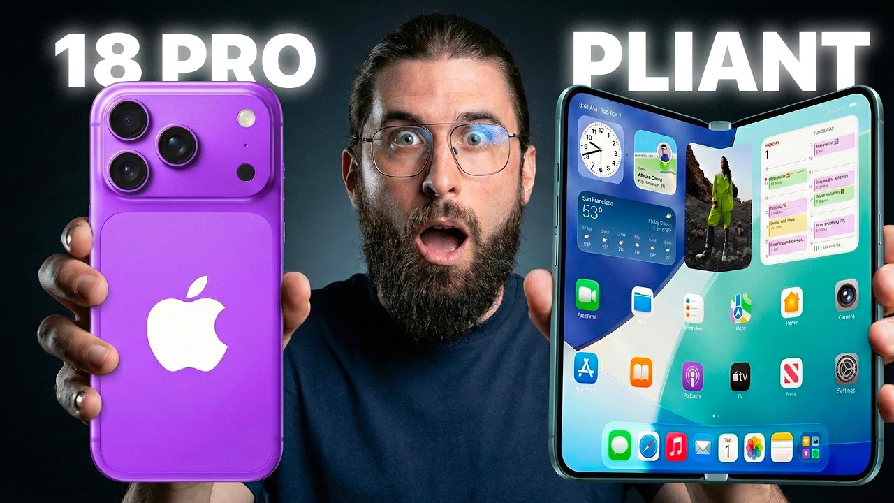 iPHONE 18 PRO et iPHONE PLIANT (FOLD) : 40 INFOS À SAVOIR😱